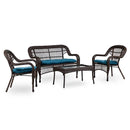 Calgary Furniture Emporium Outdoor Seating Sets LA-L008DT-4PC IMAGE 1