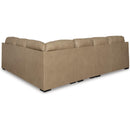  Signature Design by Ashley Bandon Leather Match 3 pc Sectional 3800655C/3800646C/3800649C IMAGE 2