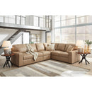  Signature Design by Ashley Bandon Leather Match 3 pc Sectional 3800655C/3800646C/3800649C IMAGE 3