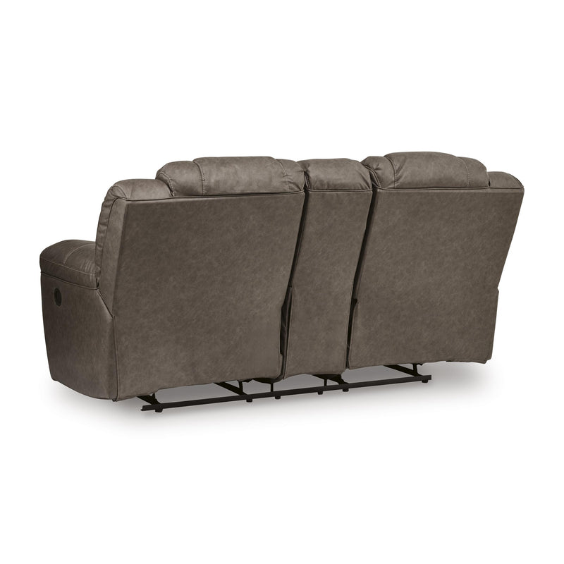  Signature Design by Ashley Lowilla PC6450694 Double Reclining Loveseat with Console IMAGE 4
