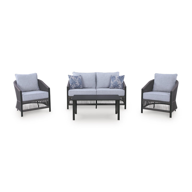  Signature Design by Ashley Bridges Beach PCP391-080 Love/Chairs/Table Set IMAGE 2