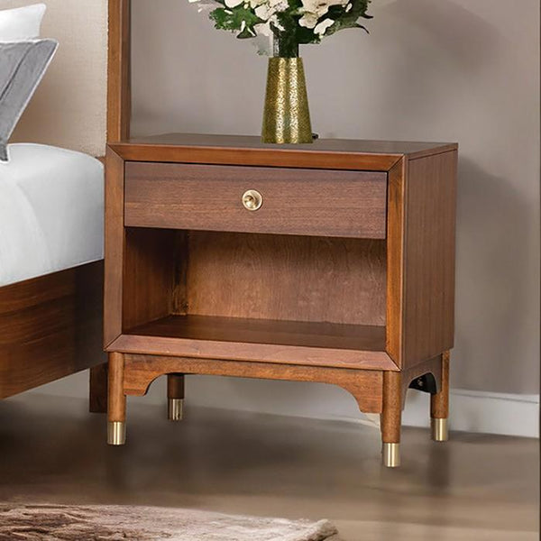  Furniture of America Nightstands 1 Drawer FM74000WN-N IMAGE 1