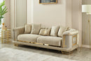 ROMANCE Beige&Gold Sofa Set