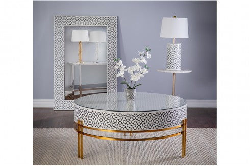 Globe Inlay Coffee Table