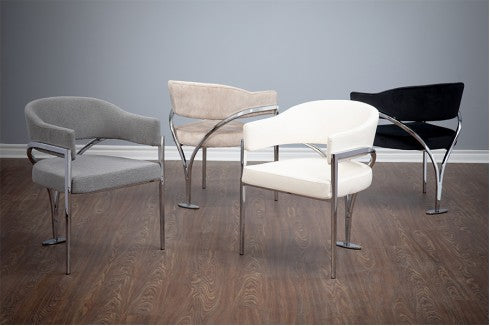 Magnum Silver Accent Chair