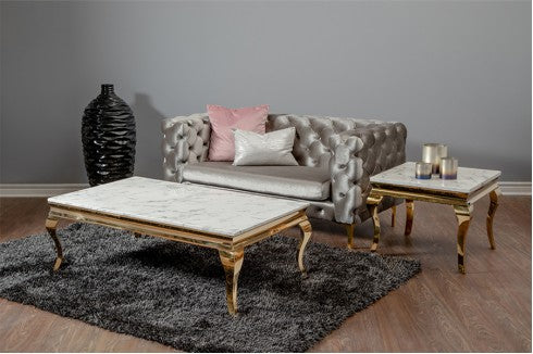 Gold Tusk Marble Table Series