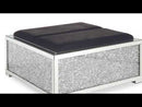 Calgary Furniture Emporium Noralie Fabric Storage Ottoman AC00531 EXTERNAL_VIDEO 1