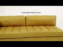 Calgary Furniture Emporium Radia Stationary Leather Sofa LV01022 EXTERNAL_VIDEO 1