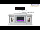 Calgary Furniture Emporium Noralie Freestanding Electric Fireplace AC00522 EXTERNAL_VIDEO 1