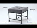 Calgary Furniture Emporium Brantley Fabric Ottoman AC00427 EXTERNAL_VIDEO 1