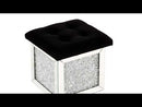 Calgary Furniture Emporium Noralie Fabric Storage Ottoman AC00530 EXTERNAL_VIDEO 1