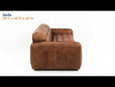Calgary Furniture Emporium Rafer Stationary Leather Sofa LV01020 EXTERNAL_VIDEO 1