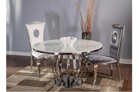 Silver Shaw Dining Table