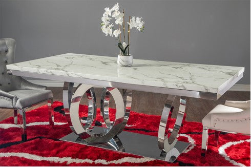 Sultana Silver Dining Table