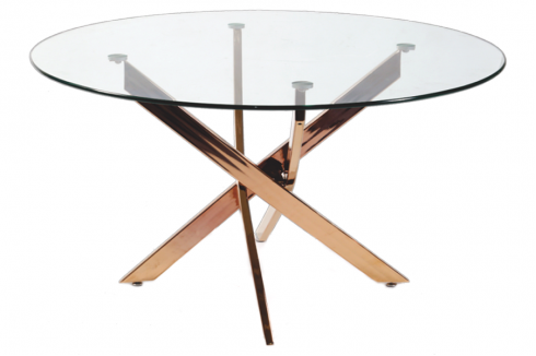 Rose Gold Sword Dining Table
